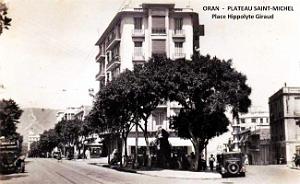 Oran - Plateau Saint-Michel - Place Hippolyte Giraud - 1939